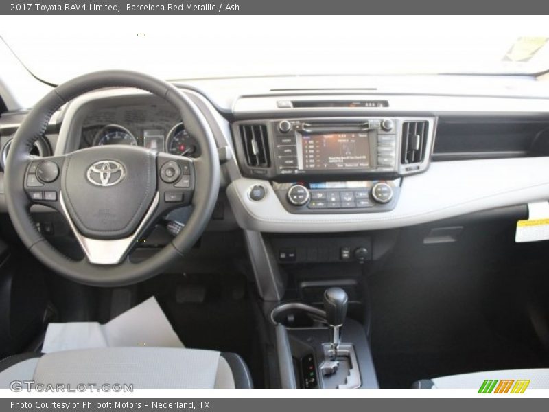 Barcelona Red Metallic / Ash 2017 Toyota RAV4 Limited