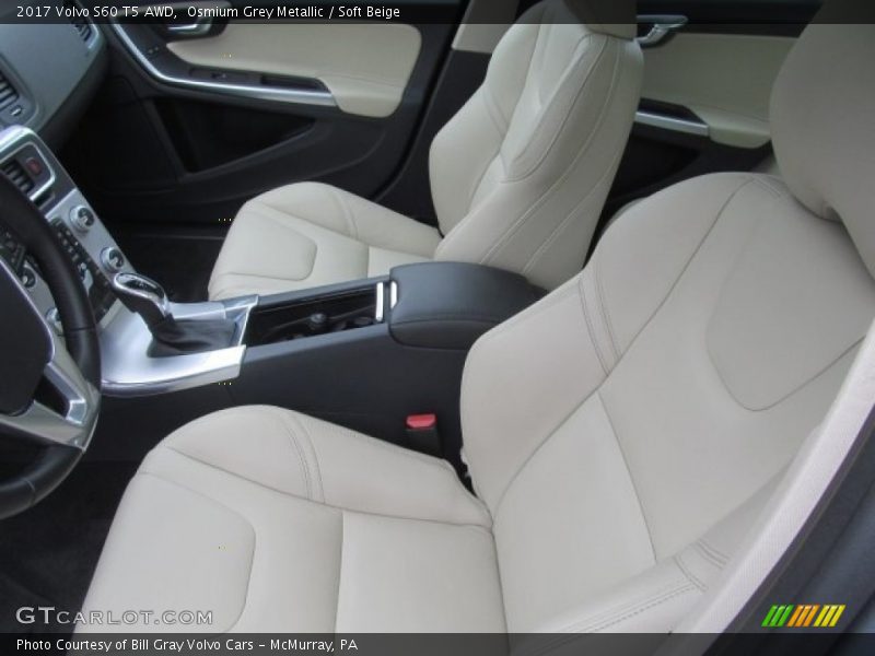 Front Seat of 2017 S60 T5 AWD