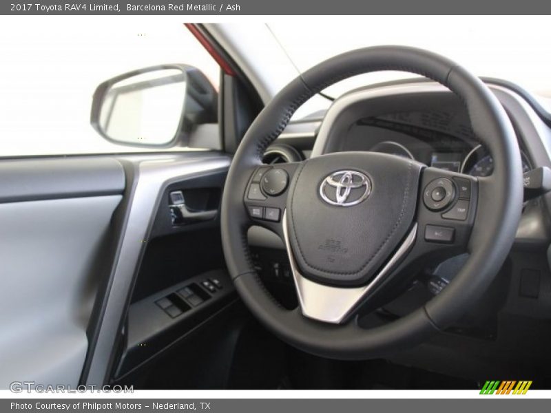 Barcelona Red Metallic / Ash 2017 Toyota RAV4 Limited