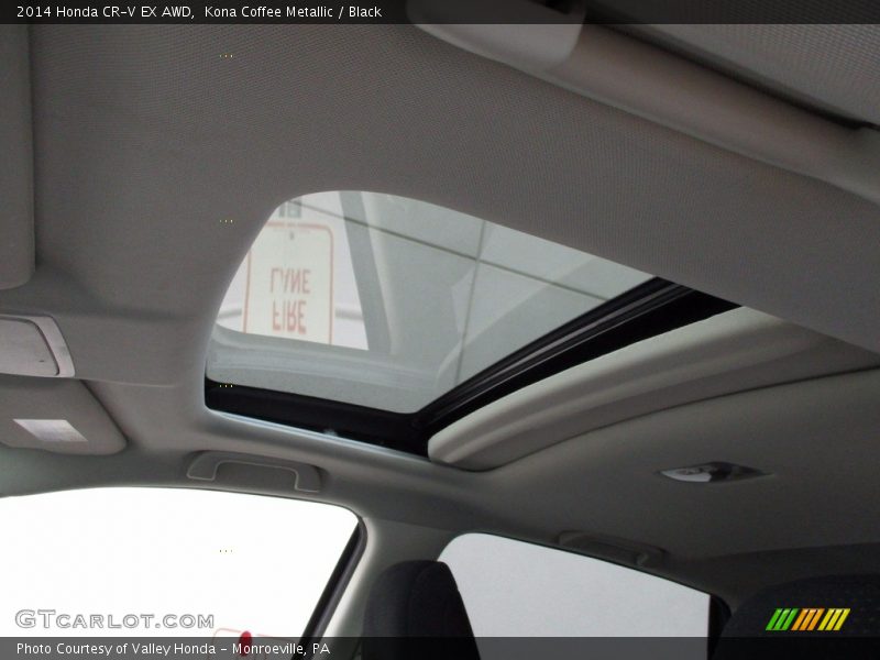 Kona Coffee Metallic / Black 2014 Honda CR-V EX AWD