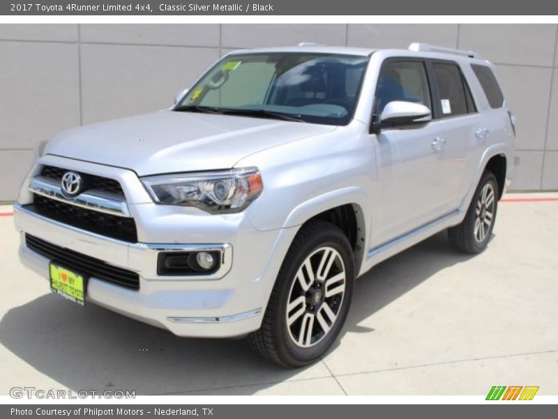 Classic Silver Metallic / Black 2017 Toyota 4Runner Limited 4x4