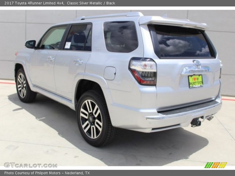 Classic Silver Metallic / Black 2017 Toyota 4Runner Limited 4x4