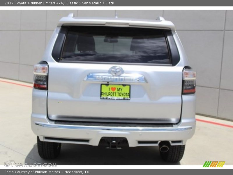 Classic Silver Metallic / Black 2017 Toyota 4Runner Limited 4x4