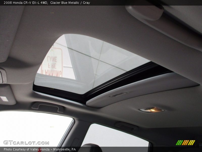 Glacier Blue Metallic / Gray 2008 Honda CR-V EX-L 4WD