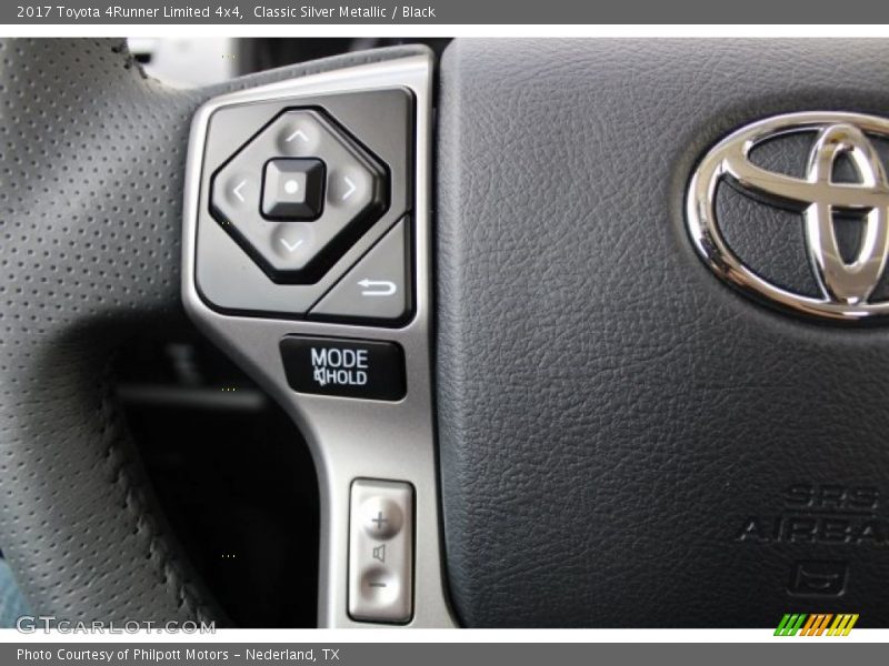Classic Silver Metallic / Black 2017 Toyota 4Runner Limited 4x4