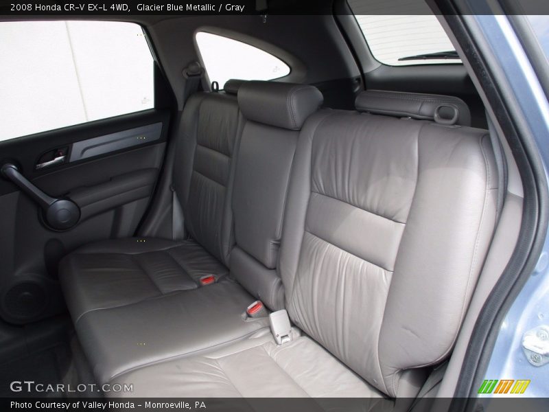 Glacier Blue Metallic / Gray 2008 Honda CR-V EX-L 4WD