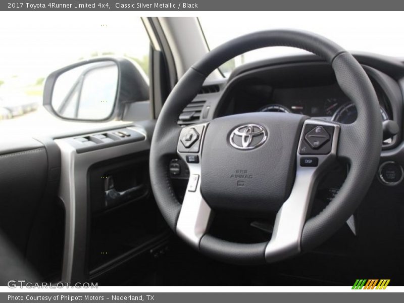 Classic Silver Metallic / Black 2017 Toyota 4Runner Limited 4x4