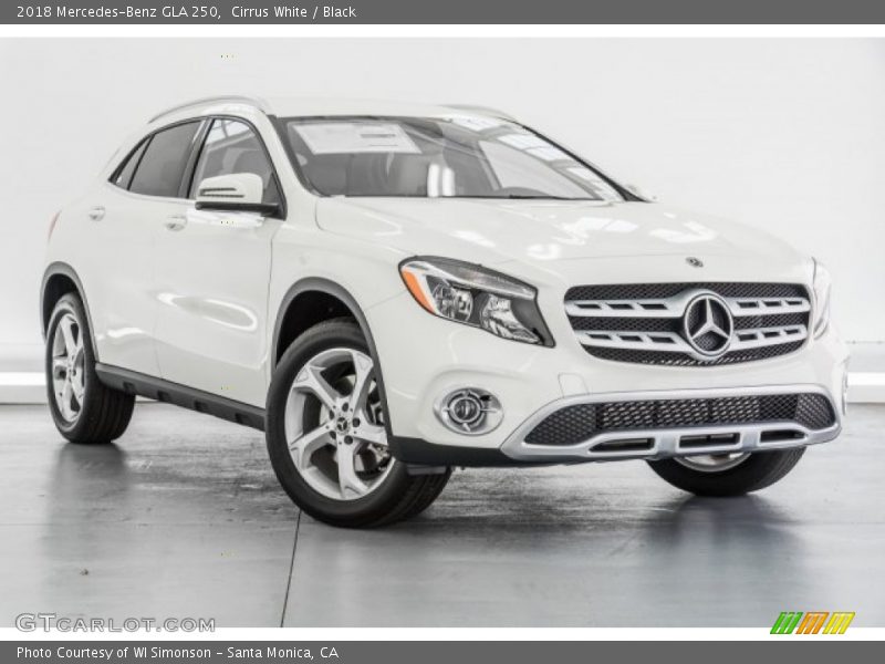 Cirrus White / Black 2018 Mercedes-Benz GLA 250