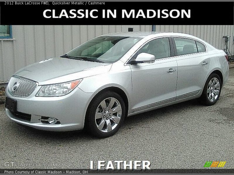 Quicksilver Metallic / Cashmere 2012 Buick LaCrosse FWD