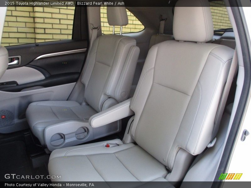 Blizzard Pearl White / Ash 2015 Toyota Highlander Limited AWD