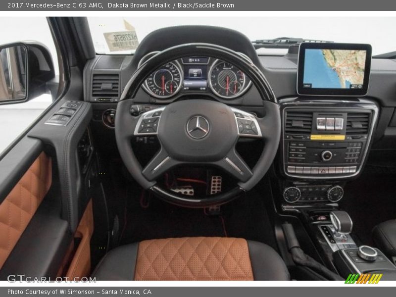 Dashboard of 2017 G 63 AMG