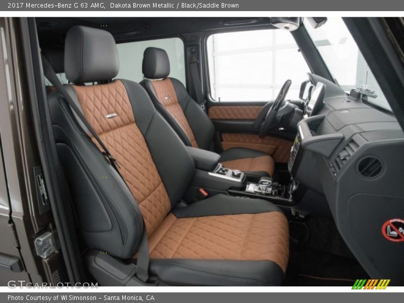  2017 G 63 AMG Black/Saddle Brown Interior