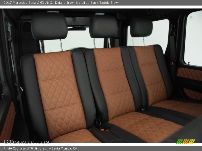 Rear Seat of 2017 G 63 AMG
