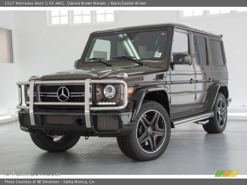 Dakota Brown Metallic / Black/Saddle Brown 2017 Mercedes-Benz G 63 AMG