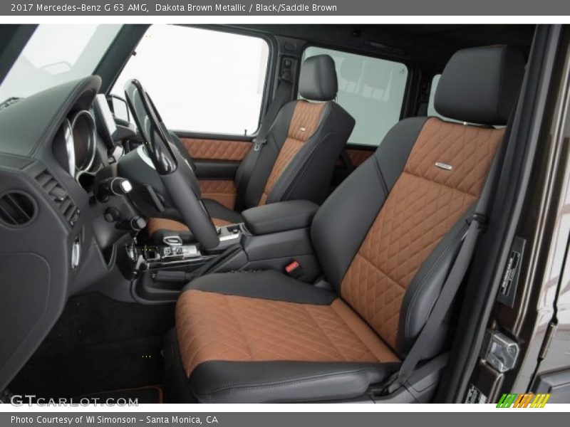 Front Seat of 2017 G 63 AMG