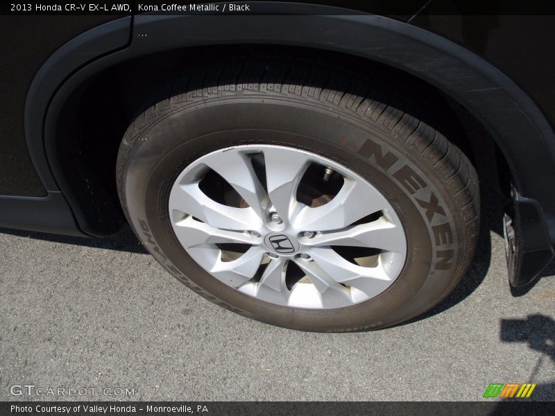 Kona Coffee Metallic / Black 2013 Honda CR-V EX-L AWD