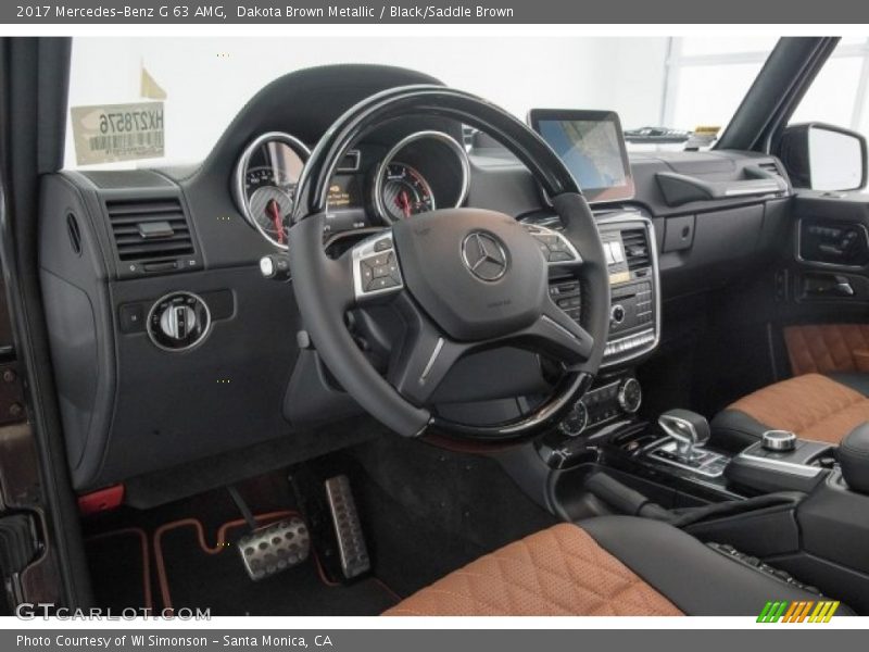 Dashboard of 2017 G 63 AMG