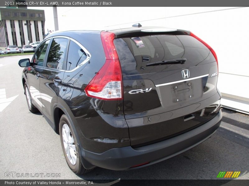 Kona Coffee Metallic / Black 2013 Honda CR-V EX-L AWD