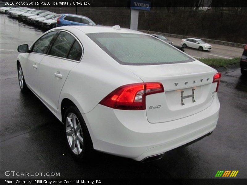 Ice White / Off-Black 2016 Volvo S60 T5 AWD