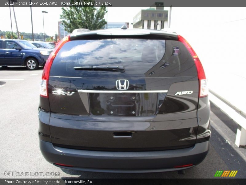 Kona Coffee Metallic / Black 2013 Honda CR-V EX-L AWD
