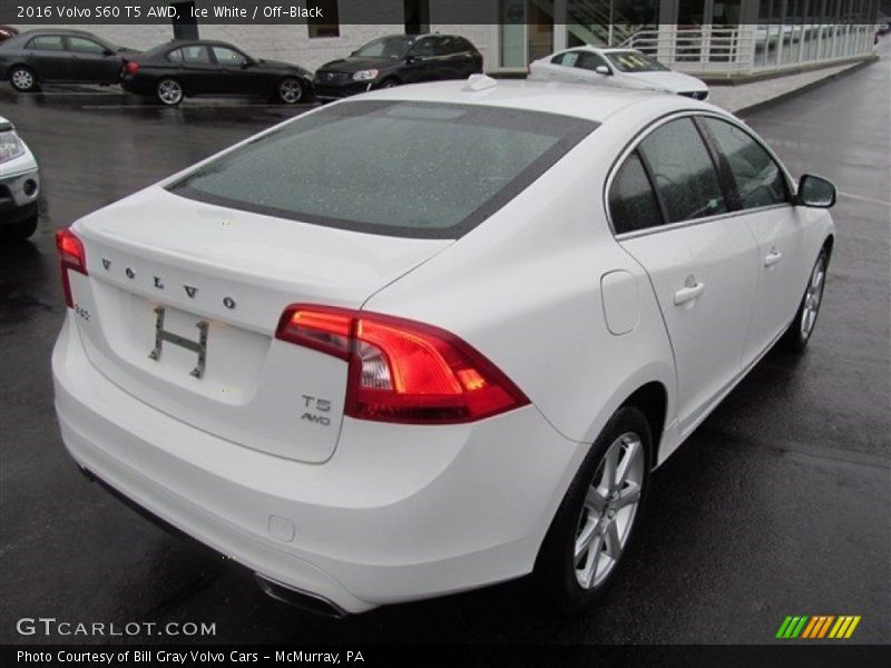 Ice White / Off-Black 2016 Volvo S60 T5 AWD