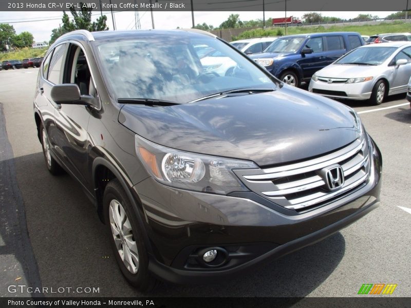 Kona Coffee Metallic / Black 2013 Honda CR-V EX-L AWD