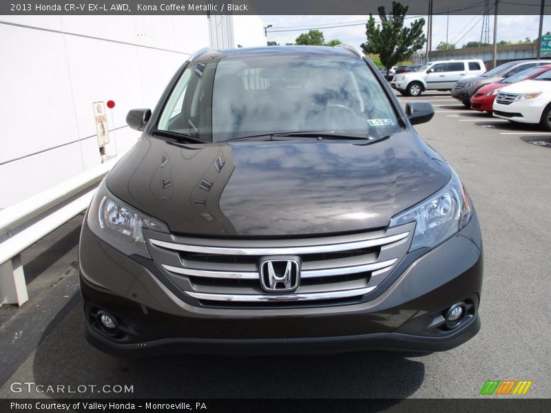 Kona Coffee Metallic / Black 2013 Honda CR-V EX-L AWD