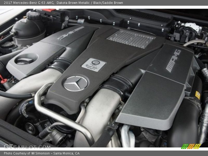  2017 G 63 AMG Engine - 5.5 Liter AMG biturbo DOHC 32-Valve VVT V8