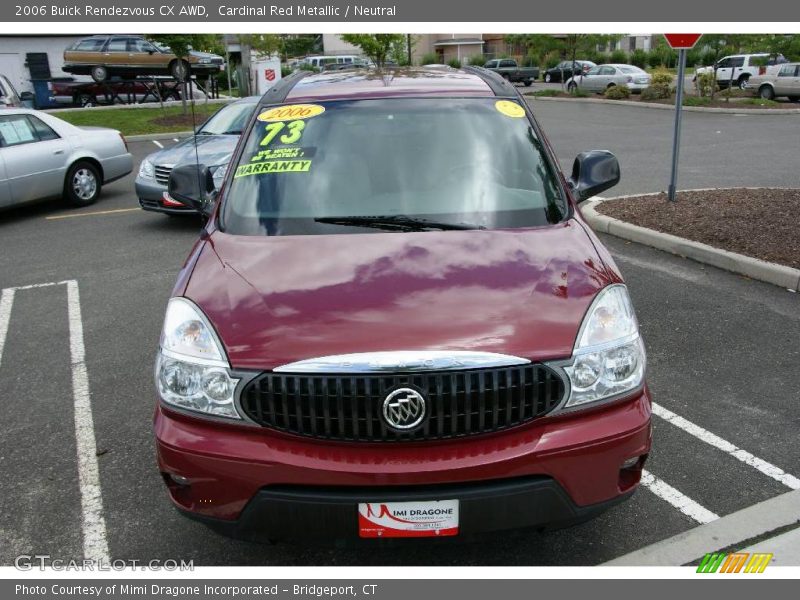 Cardinal Red Metallic / Neutral 2006 Buick Rendezvous CX AWD