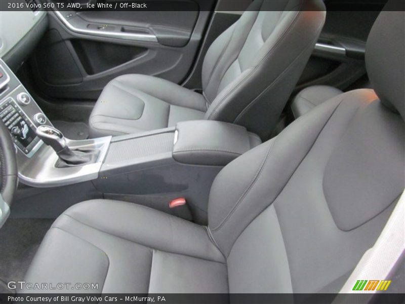 Ice White / Off-Black 2016 Volvo S60 T5 AWD