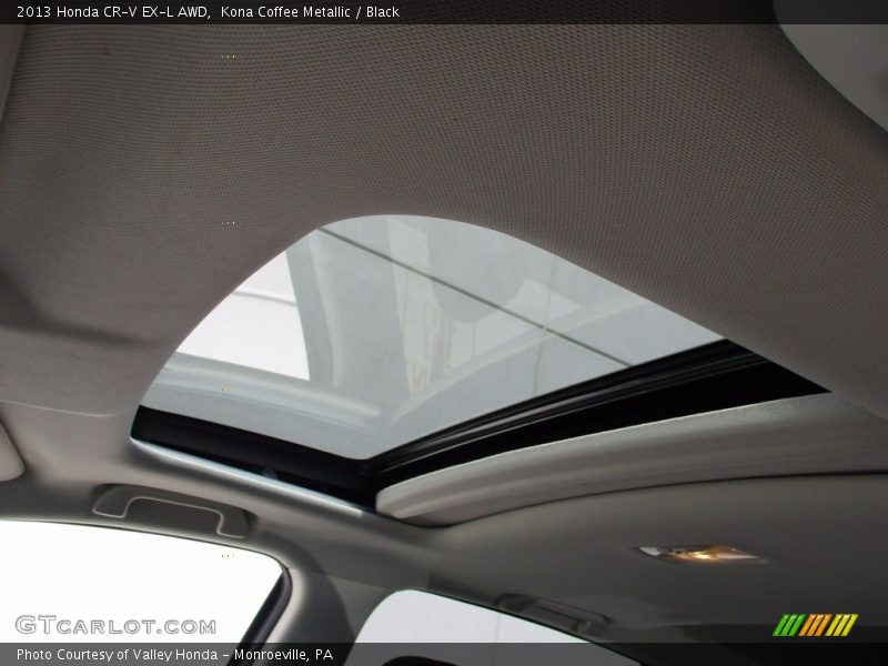 Kona Coffee Metallic / Black 2013 Honda CR-V EX-L AWD