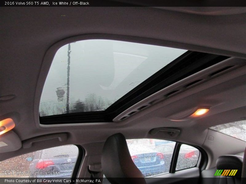 Ice White / Off-Black 2016 Volvo S60 T5 AWD