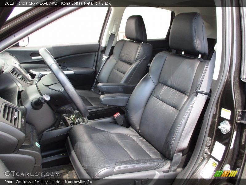 Kona Coffee Metallic / Black 2013 Honda CR-V EX-L AWD