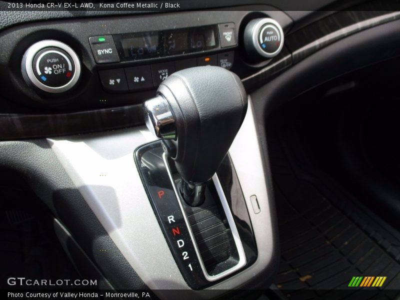 Kona Coffee Metallic / Black 2013 Honda CR-V EX-L AWD