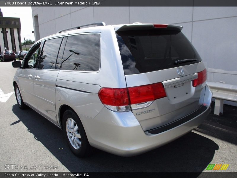 Silver Pearl Metallic / Gray 2008 Honda Odyssey EX-L