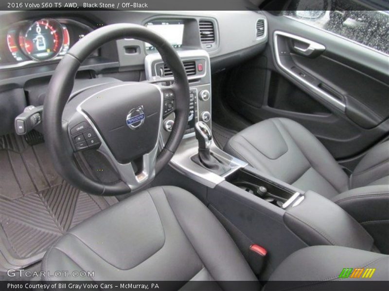 Black Stone / Off-Black 2016 Volvo S60 T5 AWD