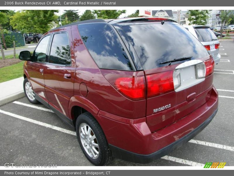 Cardinal Red Metallic / Neutral 2006 Buick Rendezvous CX AWD