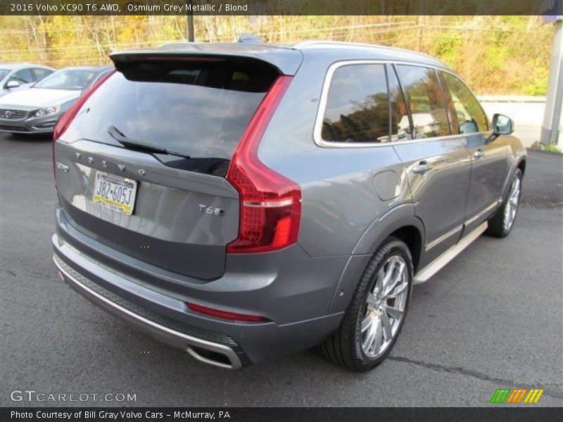 Osmium Grey Metallic / Blond 2016 Volvo XC90 T6 AWD