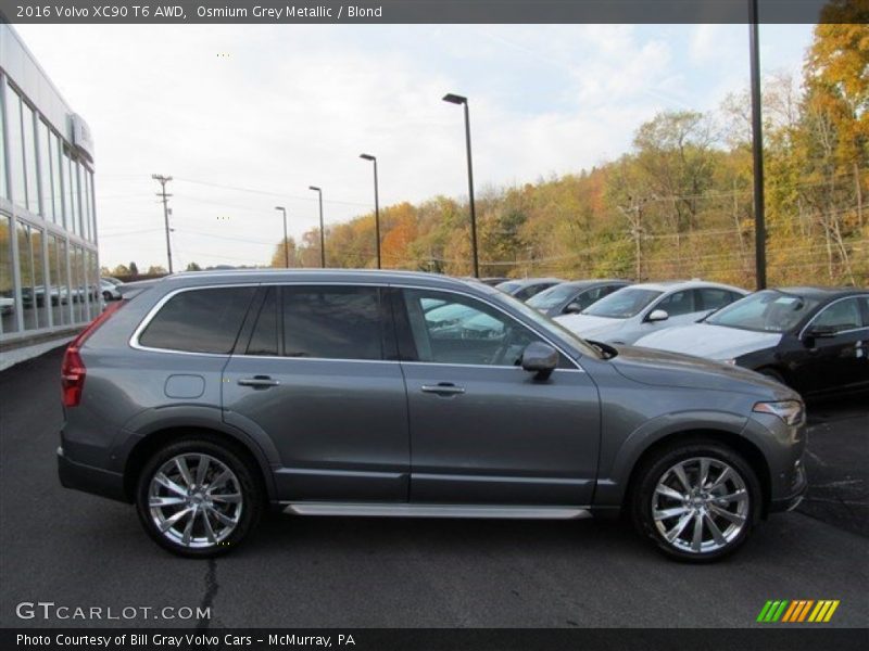 Osmium Grey Metallic / Blond 2016 Volvo XC90 T6 AWD