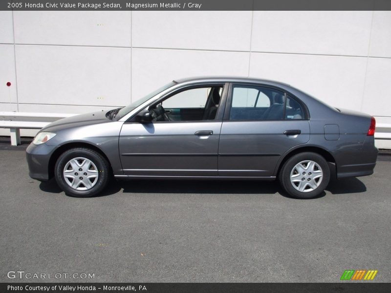 Magnesium Metallic / Gray 2005 Honda Civic Value Package Sedan
