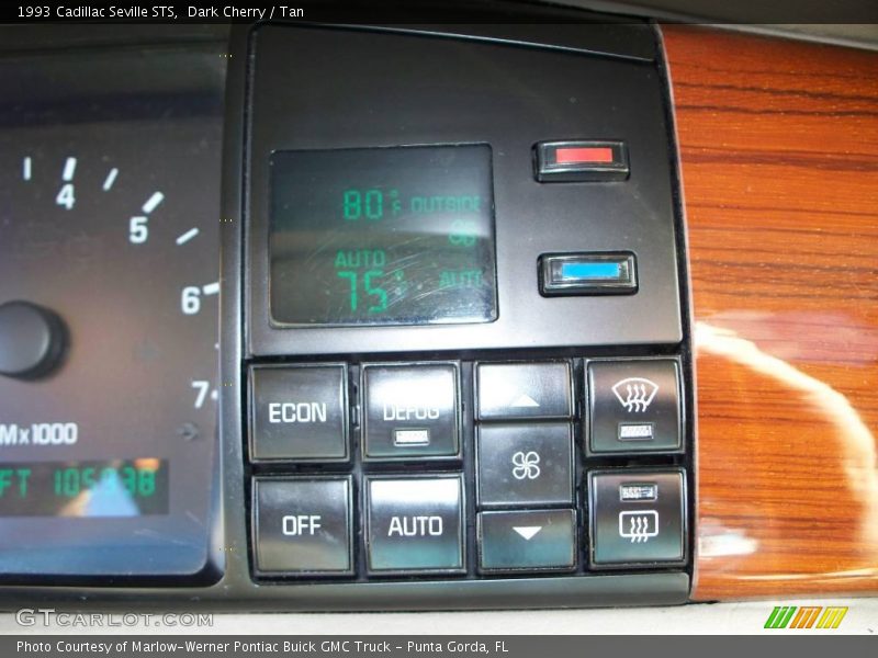 Dark Cherry / Tan 1993 Cadillac Seville STS