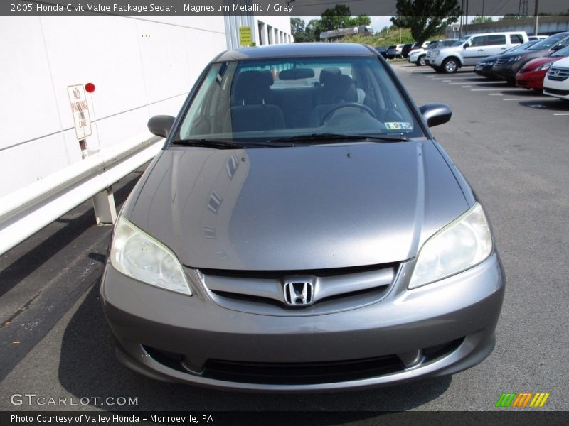Magnesium Metallic / Gray 2005 Honda Civic Value Package Sedan