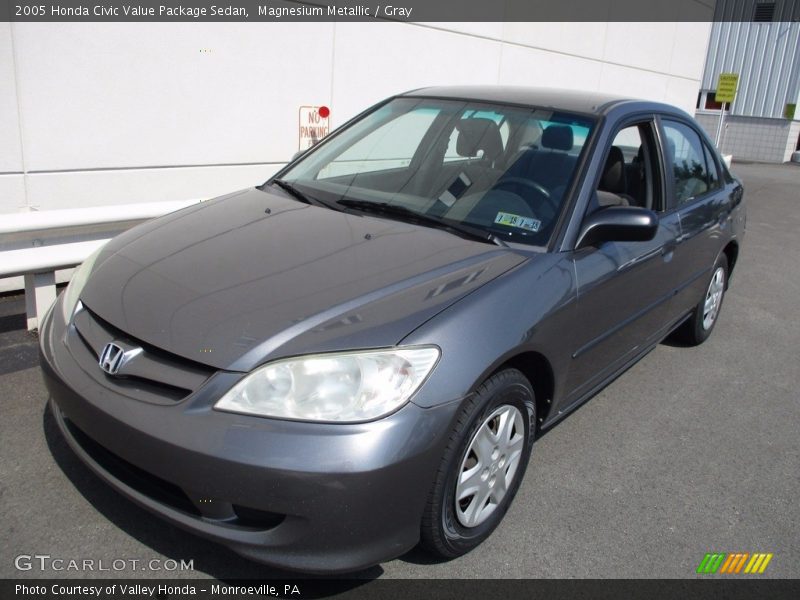 Magnesium Metallic / Gray 2005 Honda Civic Value Package Sedan