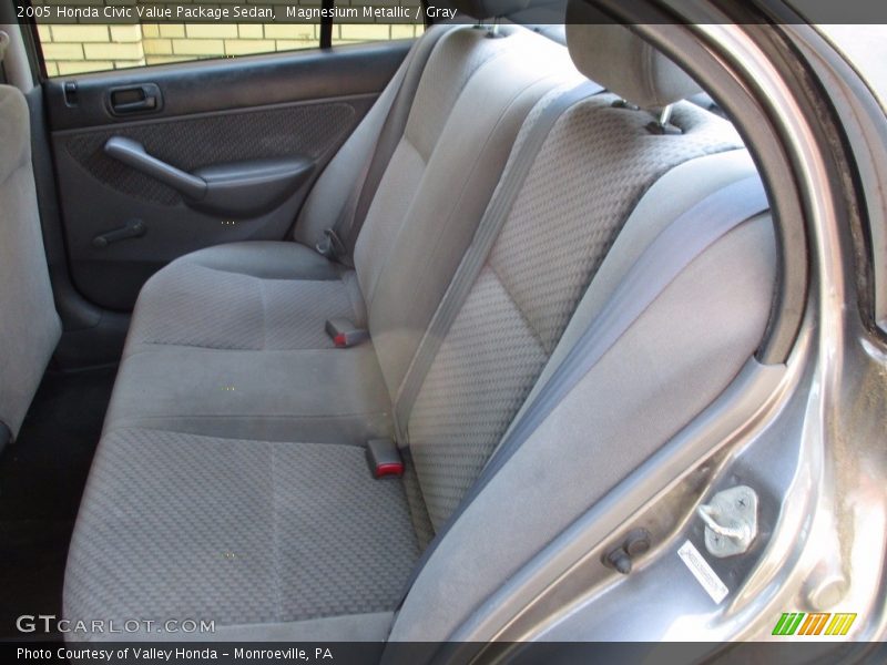 Magnesium Metallic / Gray 2005 Honda Civic Value Package Sedan