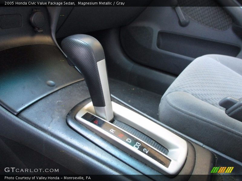 Magnesium Metallic / Gray 2005 Honda Civic Value Package Sedan