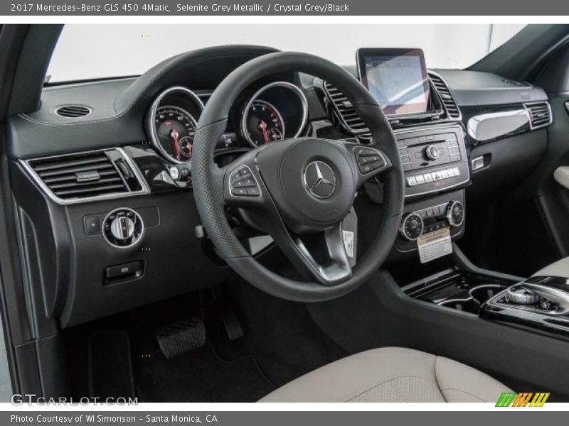 Selenite Grey Metallic / Crystal Grey/Black 2017 Mercedes-Benz GLS 450 4Matic