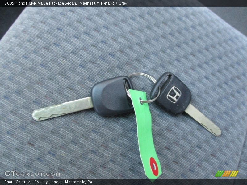 Magnesium Metallic / Gray 2005 Honda Civic Value Package Sedan