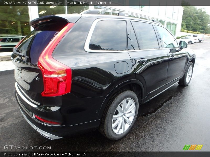 Onyx Black Metallic / Charcoal 2018 Volvo XC90 T6 AWD Momentum