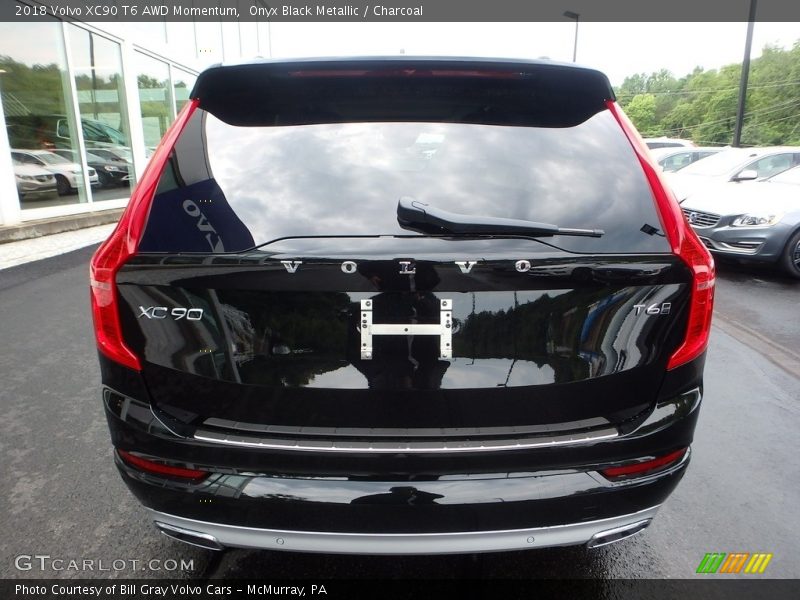 Onyx Black Metallic / Charcoal 2018 Volvo XC90 T6 AWD Momentum