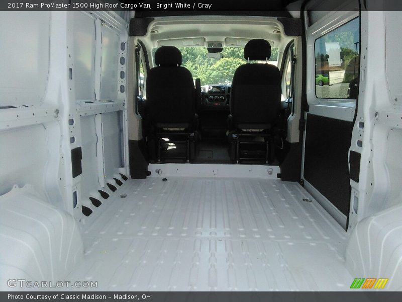 Bright White / Gray 2017 Ram ProMaster 1500 High Roof Cargo Van